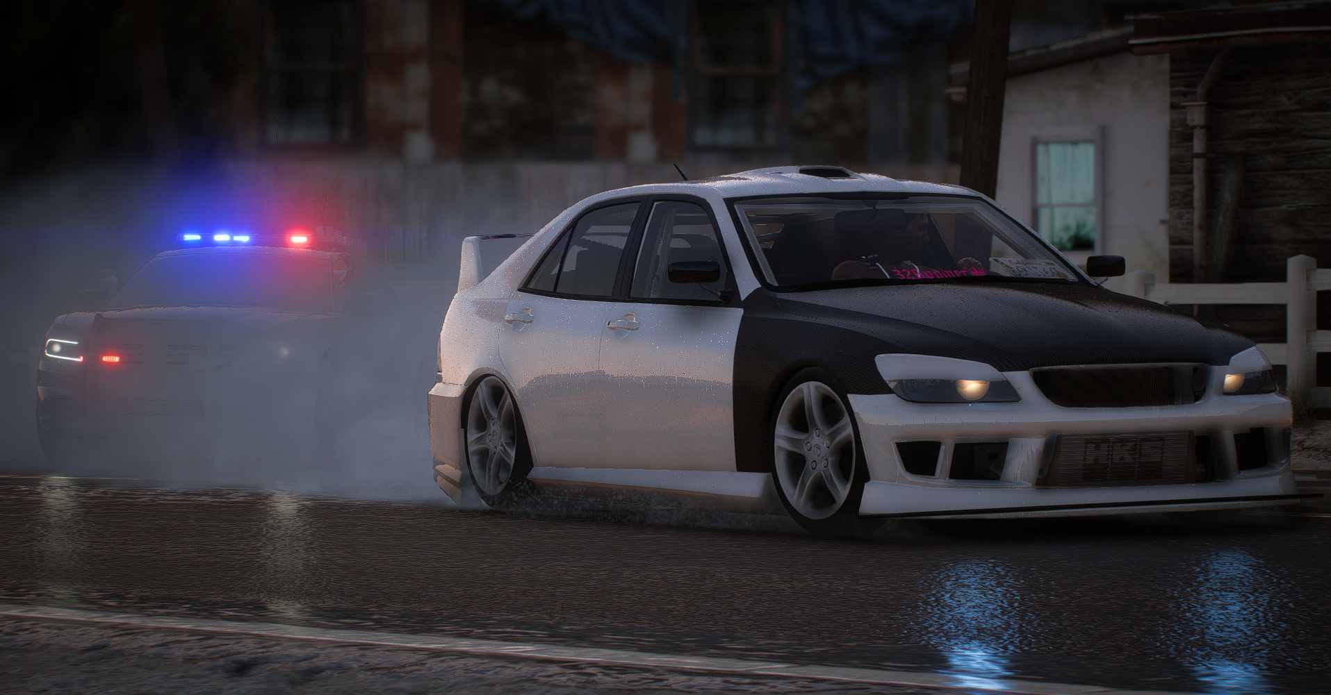 Lexus Police Chase